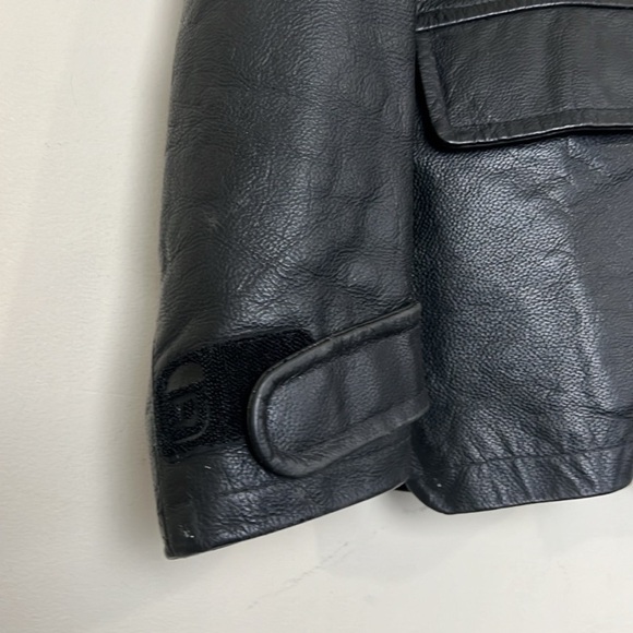 Kenneth Cole Genuine Leather Jacket Size L (P) - Picture 5 of 9